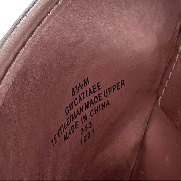 GUESS Womens Pink Cork 2" Platform Catiaee Toe Wedge Slip On Heeled Sandal 8.5 M - Picture 8 of 16